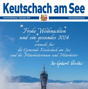 Cover Gemeindezeitung Dezember 2023